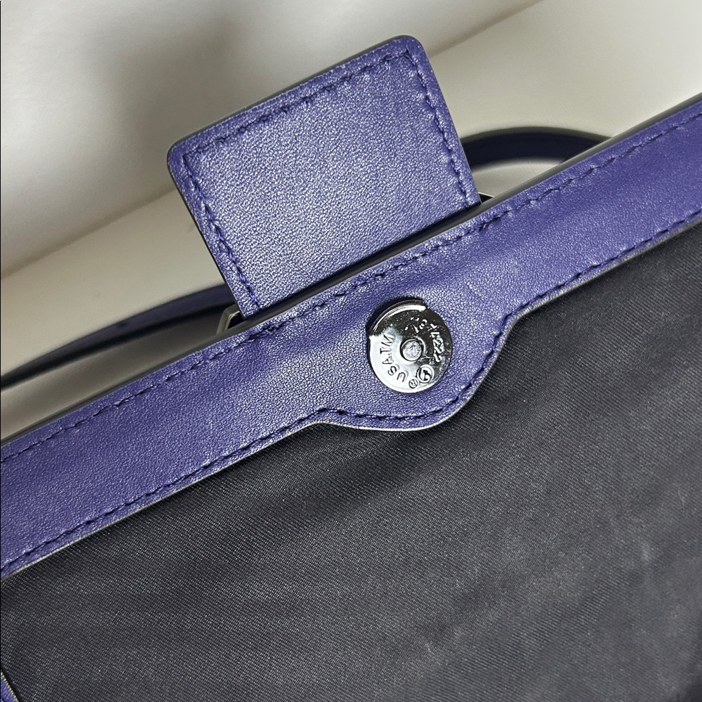 Rebecca Minkoff Navy/Purple Leather Crossbody - Picture 5 of 13